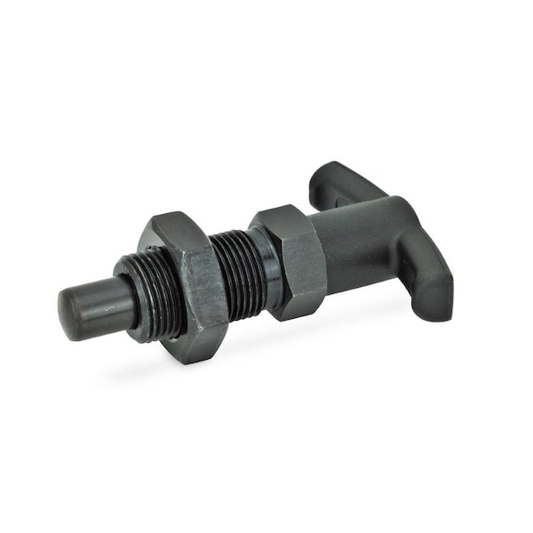 JW Winco GN817.4-12-15-M20X1.5-BK Indexing Plunger